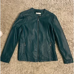 Faux leather jacket